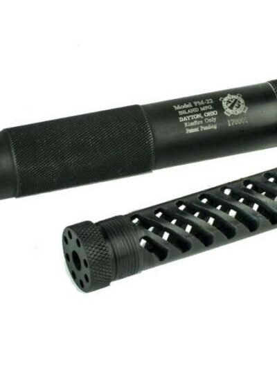INLAND MFG PM22 .22 CAL SUPPRESSOR BLACK 1/2X28 THREAD POLY CORE