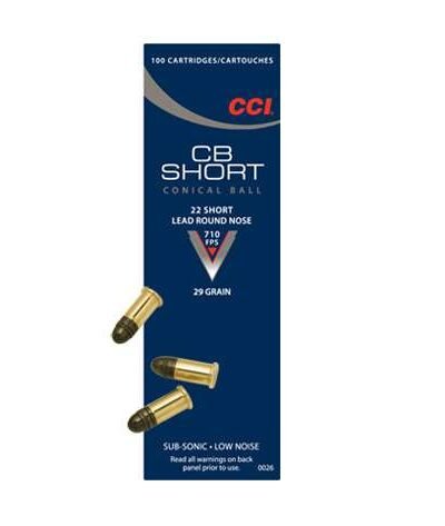 CCI 22 CB  SHORT 29GR LRN   * 100 RD/BX 50 BX/CS