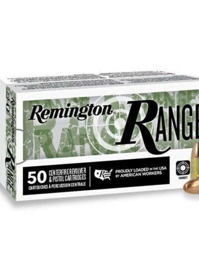 REMINGTON 9MM LUGER 115GR FMJ RANGE HANDGUN 50 RD/BX 20 BX/CS