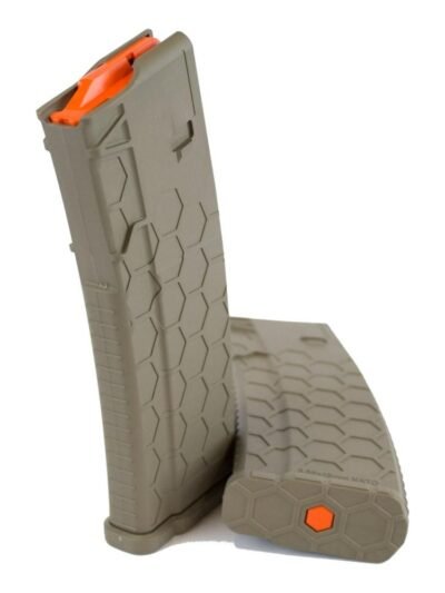 Sentry Hexmag Series 2 AR-15/M4/M16 Rifle Magazine FDE with Orange Follower .223/5.56x45mm 30/rd