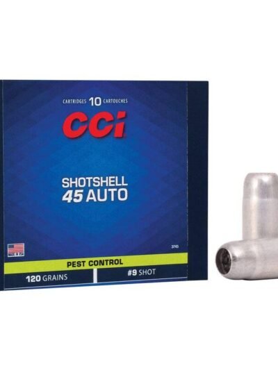 CCI Handgun Shotshells .45 ACP 140 gr #9 shot 1000 fps 10/ct