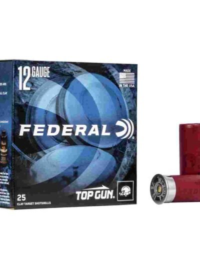 Federal Top Gun Target Shotshell 12 ga 2-3/4"  7/8 oz #8 1200 fps 25/ct