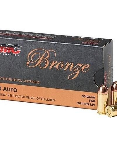 PMC Bronze Handgun Ammunition .380 ACP 90 gr FMJ 920 fps 50/ct