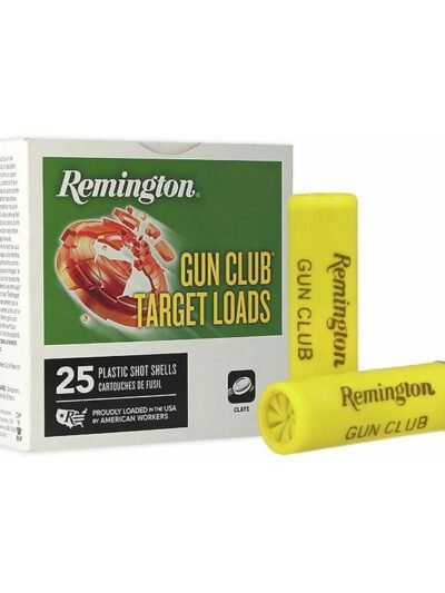 Remington Gun Club Target Load 20 ga 2 3/4" 2 1/2 dr 7/8 oz #9 1200 fps 25/ct