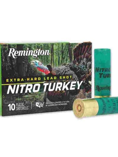 Remington Nitro Turkey Loads 12 ga 2-3/4 in 1-1/2 oz #4 1260 fps 10/ct