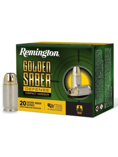 Remington Golden Saber Defense Compact Ammunition .380 Auto 102gr BJHP 815 fps 20/ct