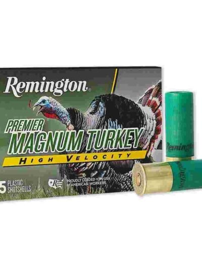 Remington Premier Magnum Turkey High Velocity Shotshells 12ga 3" 1-3/4oz 1300 fps #4 5/ct