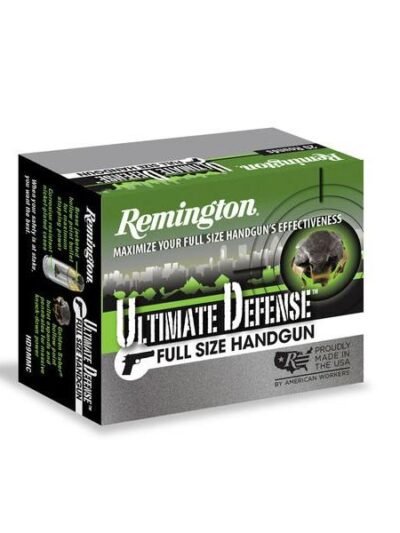 Remington Ultimate Defense Handgun Ammunition .45 Auto 230 gr BJHP 875 fps 20/ct