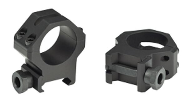 Weaver 4-Hole Tactical Picatinny Aluminum Scope Rings - Matte - 30mm  High