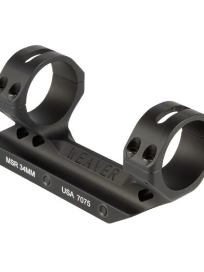 Weaver 34mm Fixed MSR Mount Forward Cantilever - Matte Hardcoat (Boxed)