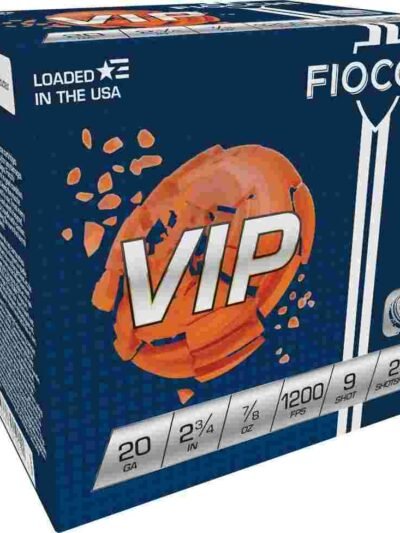 Fiocchi VIP Shotshells 20 ga 2-3/4" 7/8 oz 1200 fps #9 25/ct