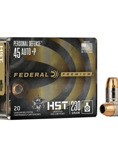 FEDERAL 45 AUTO +P 230GR HST 20 RD/BX 10 BX/CS