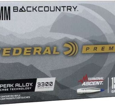 FEDERAL 7MM BACKCOUNTRY 155GR TERMINAL ASCENT 20RD/BX 10BX/CS