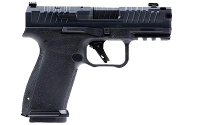 Canik METE MC9 Prime 9mm handgun with 3.64-inch barrel, two 17-round magazines, and durable black finish compact pistol.
