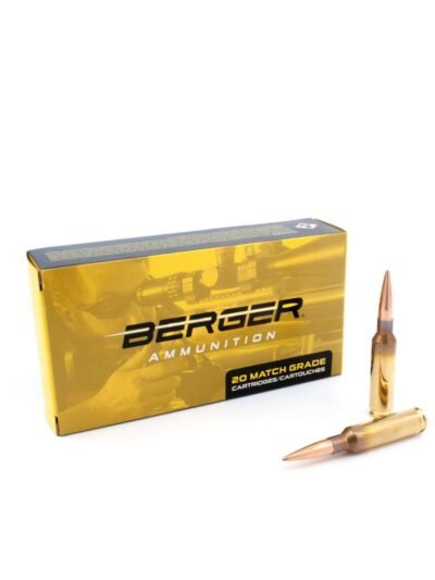 Berger Target Rigfle Ammunition 6.5 Creedmoor 144 gr LRHT 2830 fps 20/ct