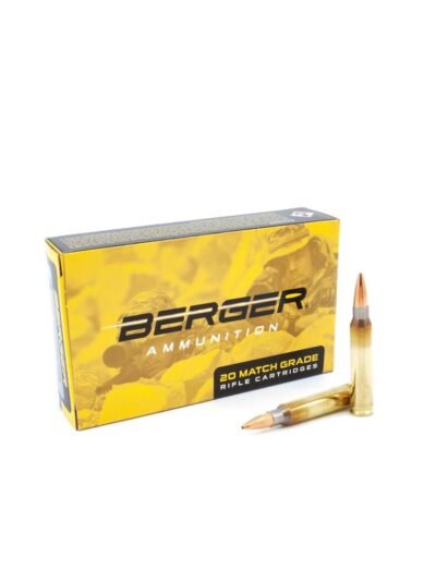 Berger Tactical Rifle Ammunition .223 Rem 77gr OTM 2750 fps 20/ct
