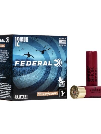 FEDERAL SPEED-SHOK HIGH VELOCITY STEEL 12GA 3-1/2" 1-3/8OZ T AMMO 25RD