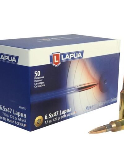 Lapua Scenar-L OTM Rifle Ammo 6.5x47 120 gr 50/ct