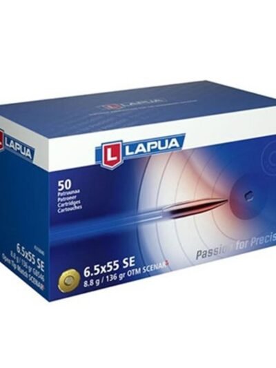 Lapua Rifle Ammo  6.5x55 Swede136 gr Scenar-L OTM bx/50