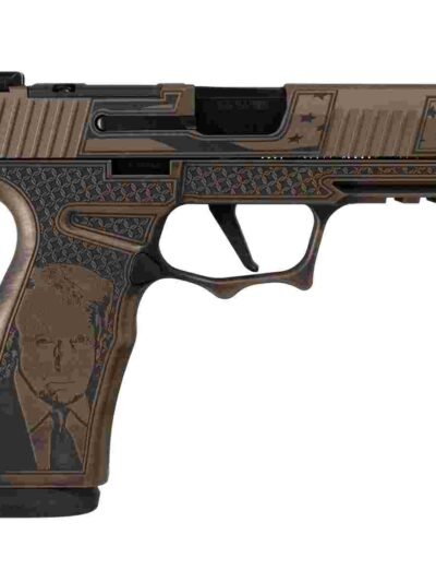 Sig Sauer P365 XMACRO TACOPS "Trump Fight" Handgun 9mm Luger 17rd Magazines(3) 3.7"