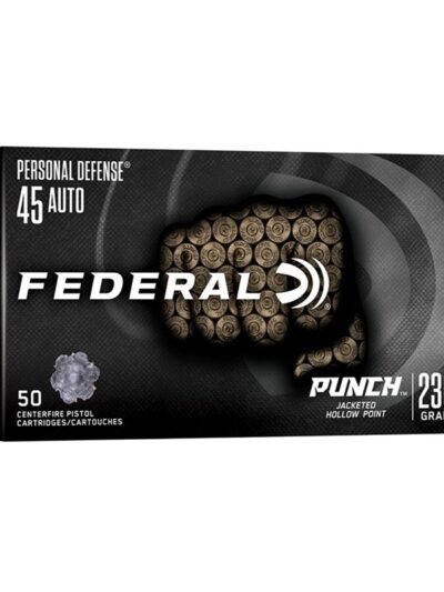 FEDERAL 45 AUTO 230GR PUNCH JHP 50RD/BX 10BX/CS