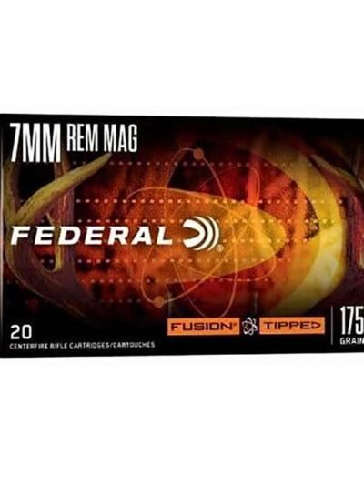 FEDERAL 7 REM MAG 175GR FUSION TIPPED 20 RD/BX 10 BX/CS