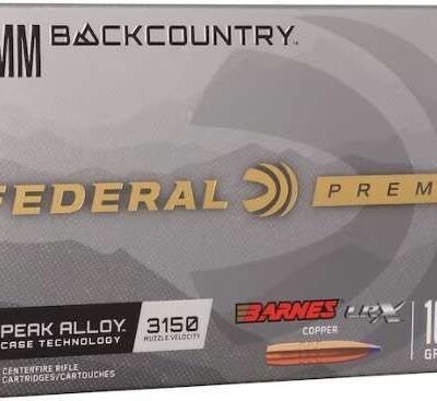 FEDERAL 7MM BACKCOUNTRY 168GR BARNES LRX COPPER 20RD/BX 10BX/CS