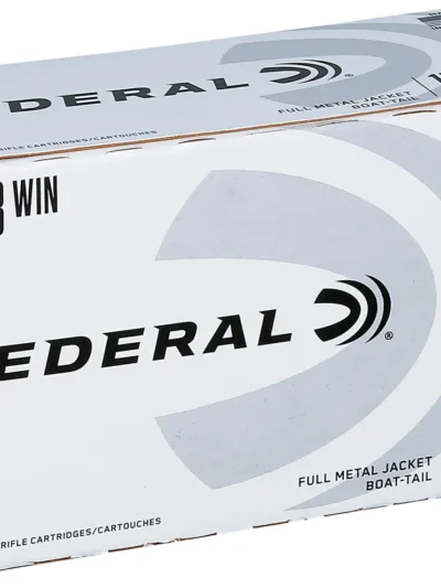FEDERAL 308 WIN 150GR FMJ-BT 50RD/BX 5BX/CS