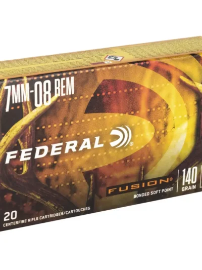 FEDERAL 7MM-08 REM 140GR FUSION 20 RD/BX 10 BX/CS