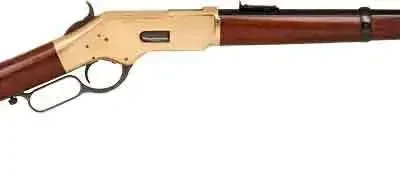 CIMARRON 1866 YELLOWBOY 45LC 19" W/ SADDLE RING BRS RECVR BLUED BBL