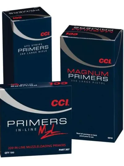 CCI 250 MAG LARGE RIFLE PRIMER 100 RD/BX 10BX/BRICK 50 BX/CS