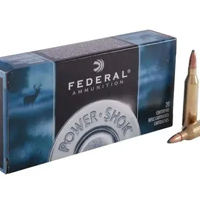 FEDERAL 7MM REM MAG 175GR POWER-SHOK SP 20 RD/BX 10 BX/CS