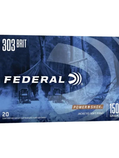 FEDERAL 303 BRITISH 150GR POWER-SHOK SP 20 RD/BX 10 BX/CS