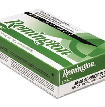 REMINGTON 30-06 SPRGFLD 150G FMJ 20RD BX/200RD CS