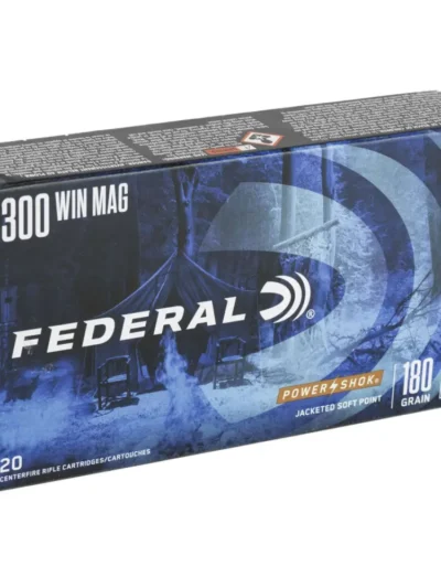 FEDERAL 300 WIN MAG 180GR POWER-SHOK SP 20 RD/BX 10 BX/CS