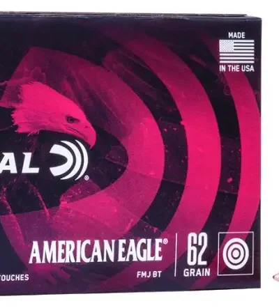 FEDERAL AE 223REM 62GR FMJ 20RD/BOX 25BX/CS