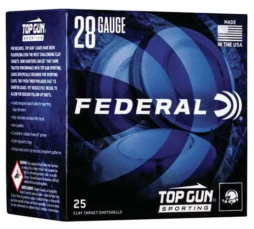 FEDERAL TOP GUN 28GA 2 3/4" 3/4OZ 1,330 FPS 7.5 25 RD/BX 10 BX/CS