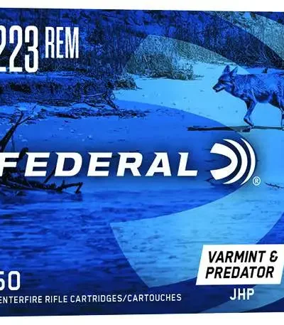 FEDERAL 223 REM 50GR JHP 50 CT AE VARMINT 50 RD/BX 5 BX/CS