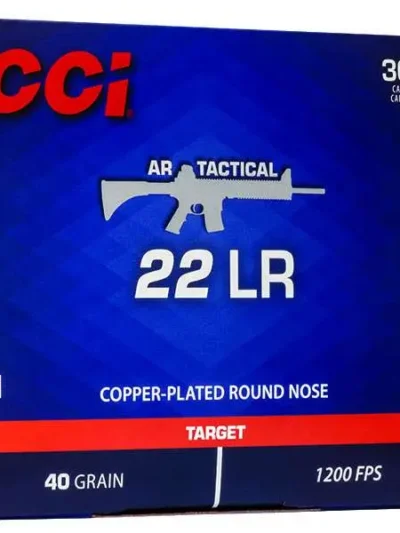 CCI 22 LR AR TACTICAL 40GR CPRN 300 RD/BX 10 BX/CS
