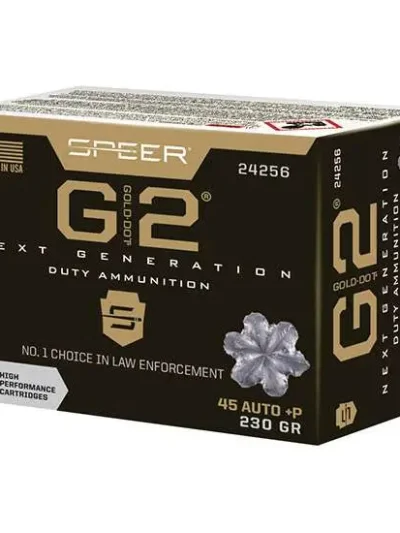 SPEER 45 AUTO +P 230GR GOLD DOT G2 20 RD/BX 10 BX/CS