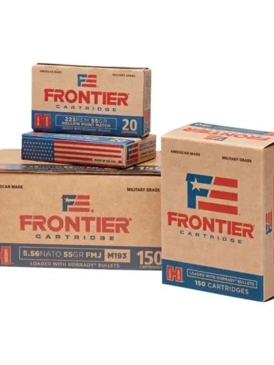 HORNADY FRONTIER 300 BLACKOUT 125GR FMJ 150RD BX 1200RD CASE