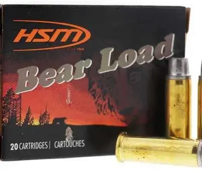 HSM AMMUNITION 45 COLT 325GR HL WFN 20RD BOX 20 BOXES PER CASE