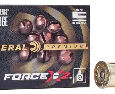 FEDERAL 12GA 2 3/4" 9 PELLETS FORCE X2 00-BUCK 10 RD/BX 5 BX/CS