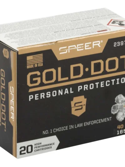 SPEER 40 S&W 165 GR GDHP AMMO 20 RD/BX 10 BX/CS