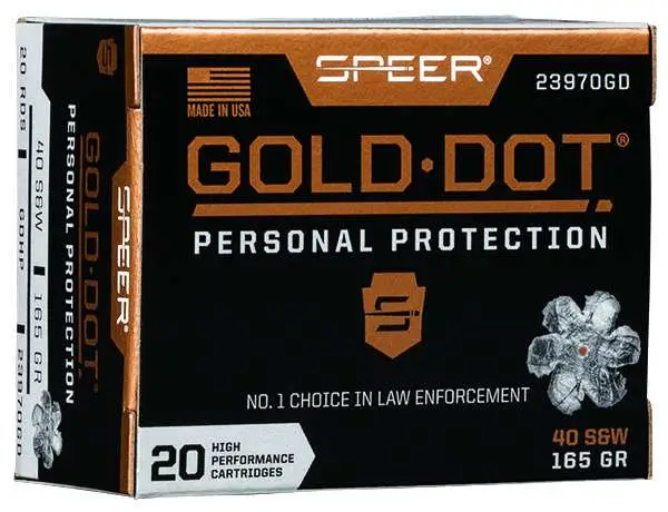 SPEER 40 S&W 165 GR GDHP AMMO 20 RD/BX 10 BX/CS - Image 4