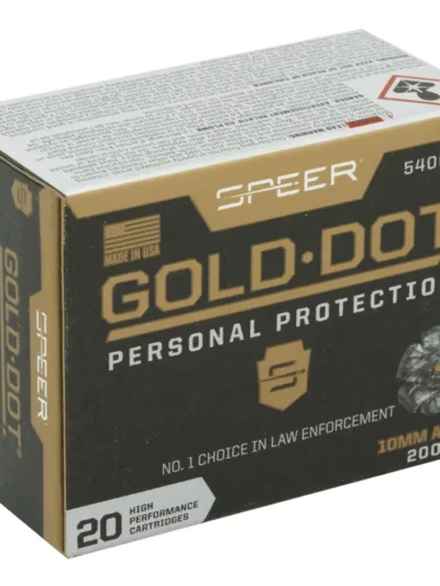 SPEER 10MM AUTO 200GR GDHP AMMO 20 RD/BX 10 BX/CS