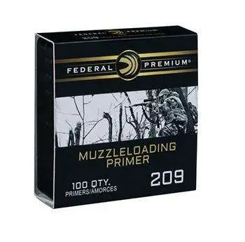 FEDERAL 209 MUZZLELOADER PRIMER 100 RD/BX 20 BX/CS
