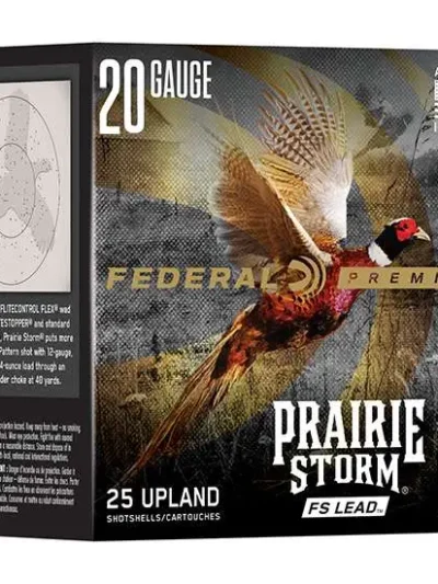 FEDERAL 20GA 2-3/4" MAX 1OZ 6 SHOT FS LEAD 25 RD/BX 10 BX/CS