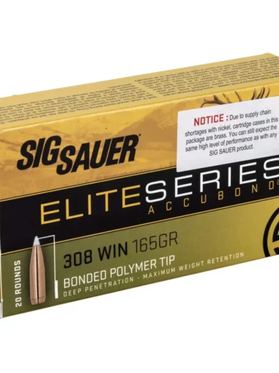 SIG SAUER ELITE ACCUBOND 308WIN 165G 20RD BX