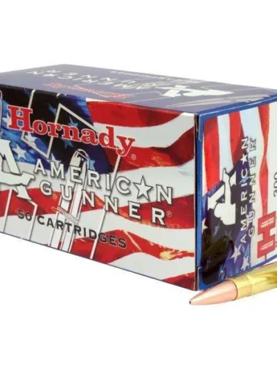 HORNADY AMERICAN GUNNER 300 BLACKOUT 125GR HP 50RD BX 500RD CASE
